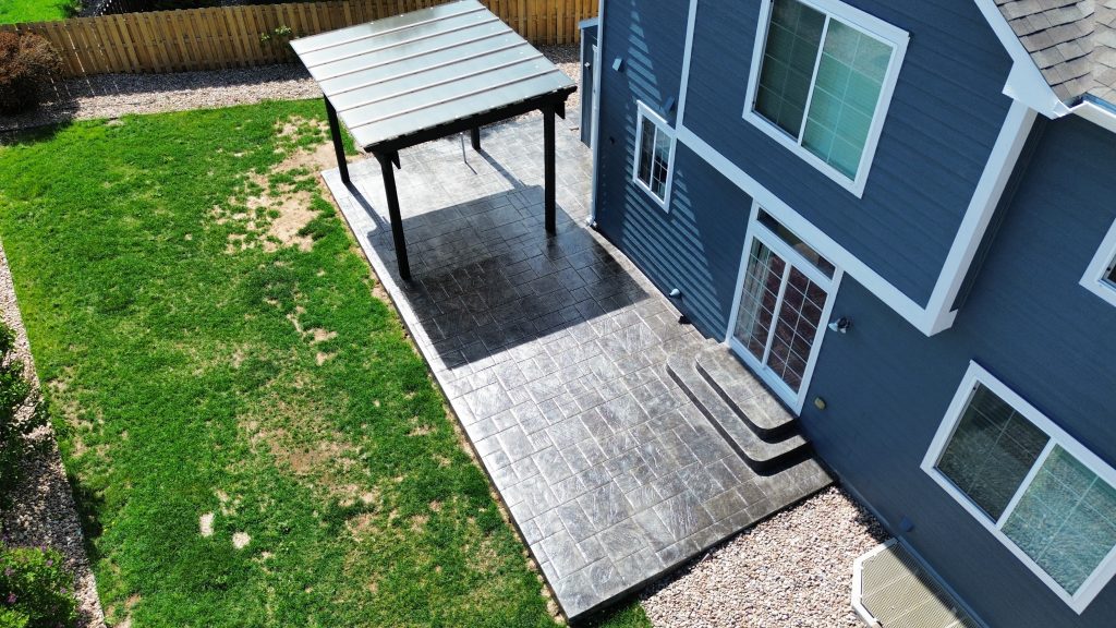 Back patio in Colorado